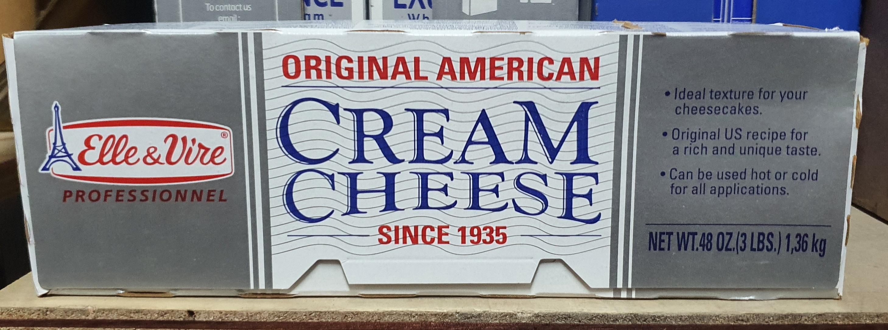 Elle & Vire Original American Cream Cheese 34 Fat Ti Geok Chuan